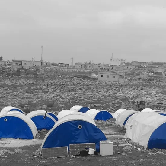 Bab al-Salam vluchtelingenkomp in Syrië