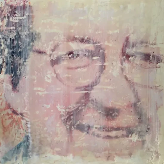 Schilderij met Ludo door Hilde Vanhees