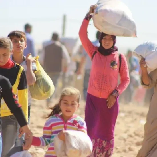 Syrian Kurdush refugees turkey