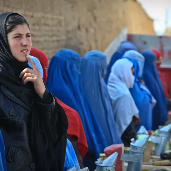 Vrouw in Afghanistan