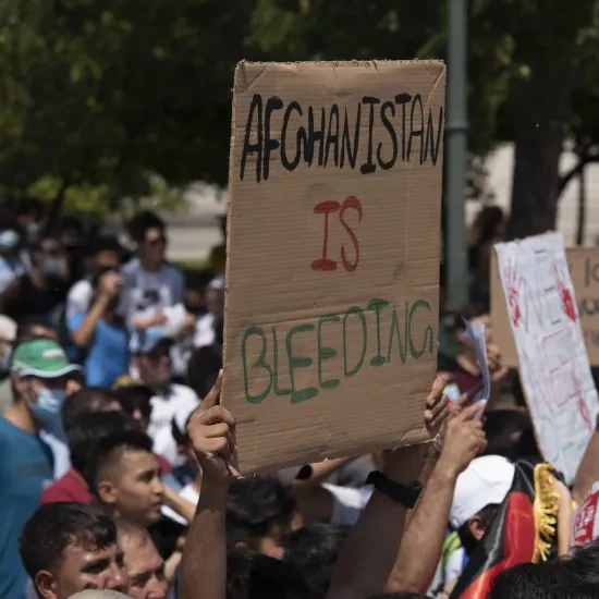 Protest in Afghanistan