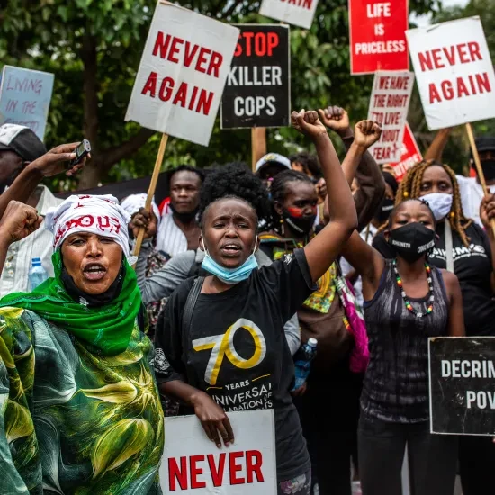 Protesten in Kenria tegen politiegeweld nav Coronamaatregelen