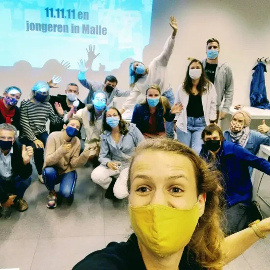 Enthousiaste groep jongeren