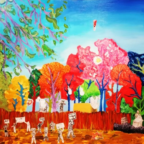 Samen kleuren we de Wereld II - Expo Lokeren Kunstacademie