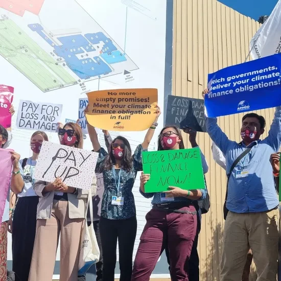 Filipijnse ngo's roepen op bij de klimaattop : Pay up for loss and damage