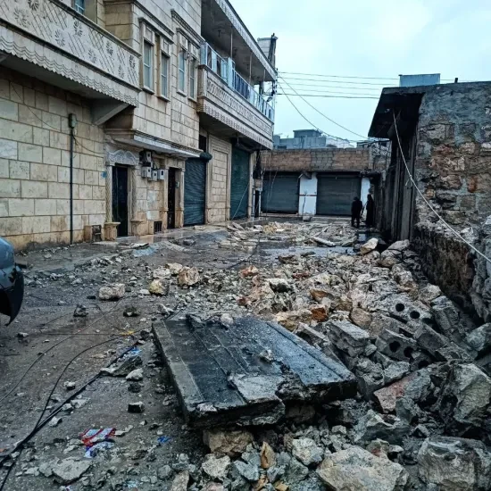 Aardbeving Syrië 