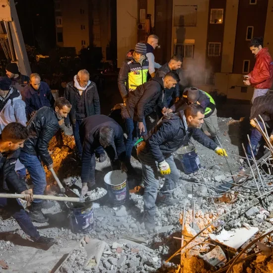 Aardbeving Syrië en Turkije