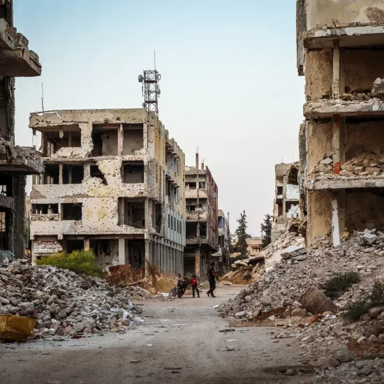 Aardbeving Syrië en Turkije