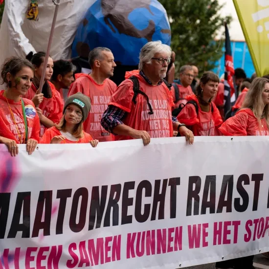 11.11.11 op de klimaatmars in Brussel (2022)