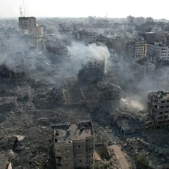 Bombardementen in Gaza 